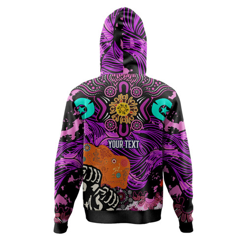 Melbourne Storm Naidoc Custom Hoodie - Torres Strait Islander Aboriginal Inspired Culture Melbourne Storm Naidoc Custom Hoodie - Torres Strait Islander Aboriginal Inspired Culture