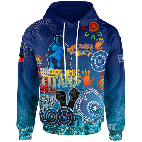Gold Coast Titans Naidoc Hoodie - Custom Get up! Stand up! Show up! Indigenous Naidoc Gold Coast Titans Hoodie Gold Coast Titans Naidoc Hoodie - Custom Get up! Stand up! Show up! Indigenous Naidoc Gold Coast Titans Hoodie