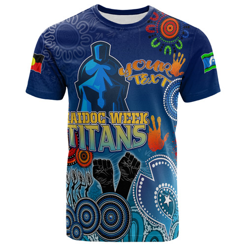 Gold Coast Titans Naidoc T-shirt - Custom Get up! Stand up! Show up! Indigenous Naidoc Gold Coast Titans T-shirt Gold Coast Titans Naidoc T-shirt - Custom Get up! Stand up! Show up! Indigenous Naidoc Gold Coast Titans T-shirt