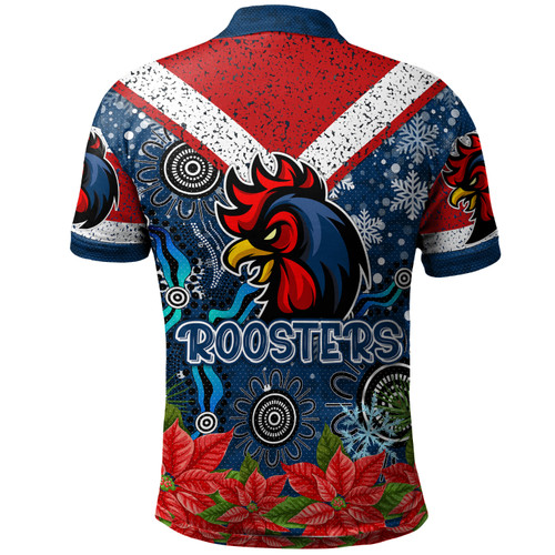Sydney Roosters Christmas Polo Shirt - Custom Christmas Sydney Roosters Polo Shirt Sydney Roosters Christmas Polo Shirt - Custom Christmas Sydney Roosters Polo Shirt