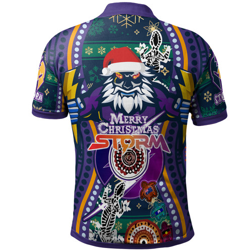 Melbourne Christmas Polo Shirt - Custom Merry Christmas Indigenous Melbourne Polo Shirt Melbourne Christmas Polo Shirt - Custom Merry Christmas Indigenous Melbourne Polo Shirt