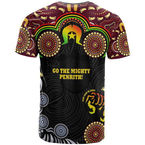 Penrith Panthers Naidoc Week Custom T-Shirt - Torres Strait Aboriginal Inspired Style T-Shirt Penrith Panthers Naidoc Week Custom T-Shirt - Torres Strait Aboriginal Inspired Style T-Shirt