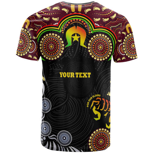 Penrith Panthers Naidoc Week Custom T-Shirt - Torres Strait Aboriginal Inspired Style T-Shirt Penrith Panthers Naidoc Week Custom T-Shirt - Torres Strait Aboriginal Inspired Style T-Shirt