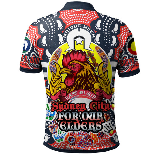 Australia Sydney Naidoc Polo Shirt - Custom Sydney City Naidoc Week For Our Elders Aboriginal Inspired Polo Shirt Australia Sydney Naidoc Polo Shirt - Custom Sydney City Naidoc Week For Our Elders Aboriginal Inspired Polo Shirt