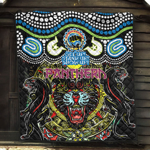 Penrith Naidoc Custom Quilt - Indigenous Penrith Naidoc Week Celebrations Vintage Style Penrith Naidoc Custom Quilt - Indigenous Penrith Naidoc Week Celebrations Vintage Style