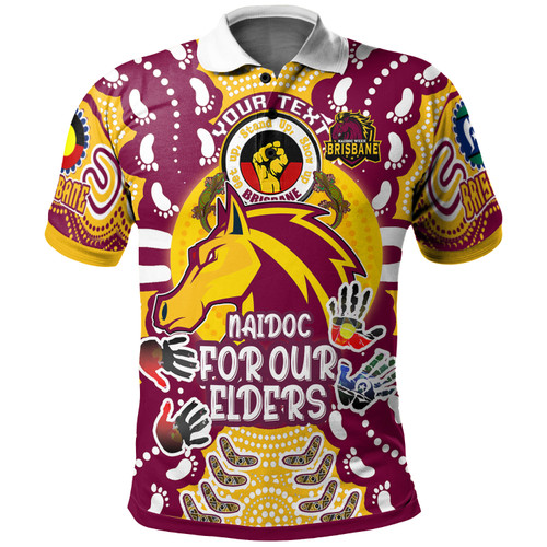 Australia Brisbane Naidoc Week Polo Shirt - Custom Brisbane Naidoc Week For Our Elders Aboriginal Inspired Australia Brisbane Naidoc Week Polo Shirt - Custom Brisbane Naidoc Week For Our Elders Aboriginal Inspired