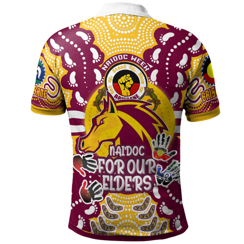 Australia Brisbane Naidoc Week Polo Shirt - Custom Brisbane Naidoc Week For Our Elders Aboriginal Inspired Australia Brisbane Naidoc Week Polo Shirt - Custom Brisbane Naidoc Week For Our Elders Aboriginal Inspired