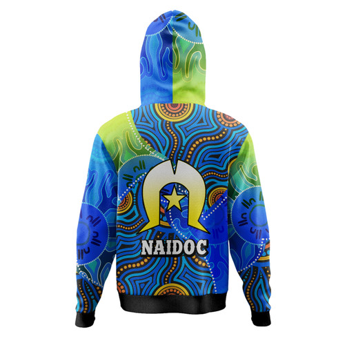 Gold Coast Titans Naidoc Custom Hoodie -Naidoc Week and Torres Strait Island with Aboriginal Inspired Dot Painting Style Hoodie Gold Coast Titans Naidoc Custom Hoodie -Naidoc Week and Torres Strait Island with Aboriginal Inspired Dot Painting Style Hoodie
