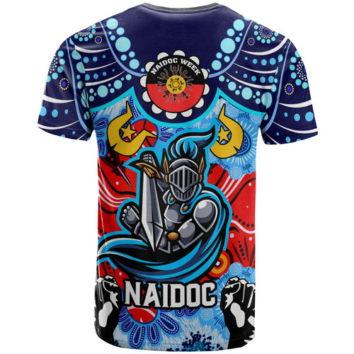 Newcastle Knights Naidoc Custom T-shirt - Torres Strait with Aboriginal Inspired T-shirt Newcastle Knights Naidoc Custom T-shirt - Torres Strait with Aboriginal Inspired T-shirt
