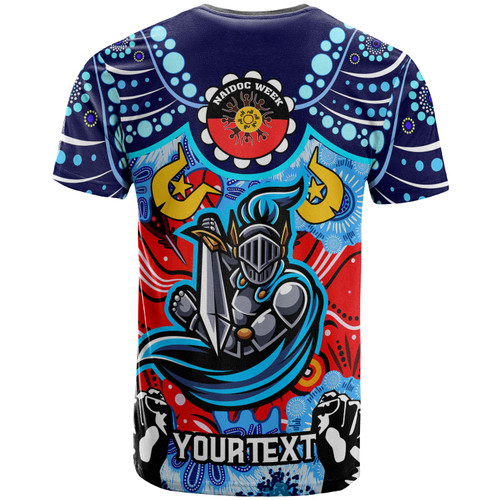 Newcastle Knights Naidoc Custom T-shirt - Torres Strait with Aboriginal Inspired T-shirt Newcastle Knights Naidoc Custom T-shirt - Torres Strait with Aboriginal Inspired T-shirt