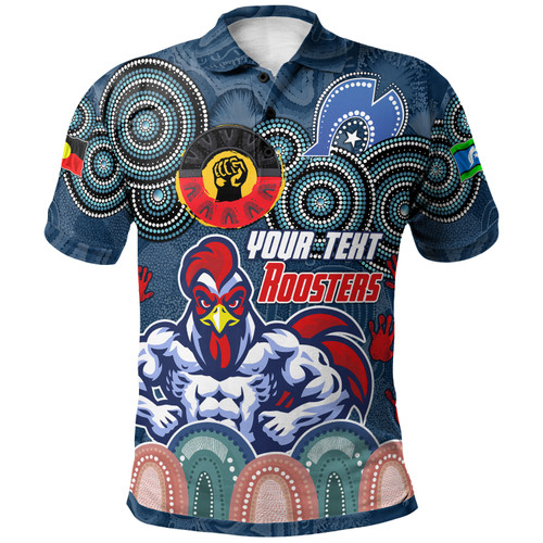 Sydney Roosters Naidoc Week Custom Polo Shirt - Naidoc Sydney Roosters Polo Shirt Sydney Roosters Naidoc Week Custom Polo Shirt - Naidoc Sydney Roosters Polo Shirt