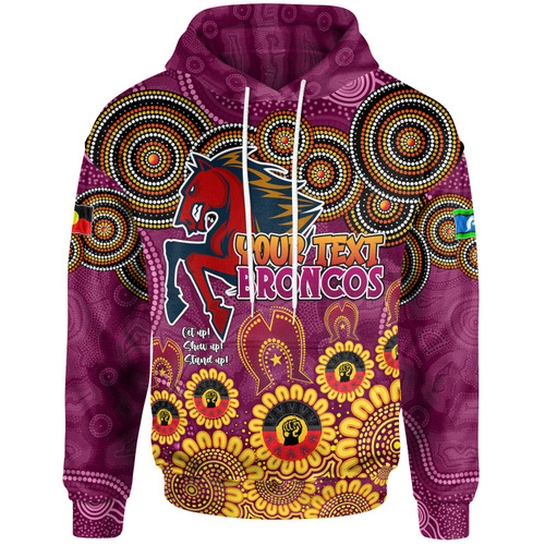 Brisbane Broncos Hoodie - Custom Naidoc Week Brisbane Broncos Hoodie Brisbane Broncos Hoodie - Custom Naidoc Week Brisbane Broncos Hoodie