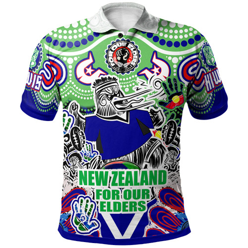 Australia Kiwis Naidoc Polo Shirt - Custom New Zealand Kiwis Naidoc Week For Our Elders Polo Shirt