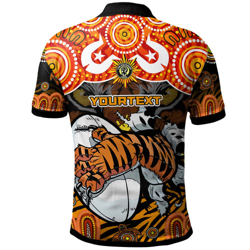 Wests Tigers Custom Polo Shirt - Naidoc Week and Torres Strait Island with Aboriginal Inspired Polo Shirt Wests Tigers Custom Polo Shirt - Naidoc Week and Torres Strait Island with Aboriginal Inspired Polo Shirt