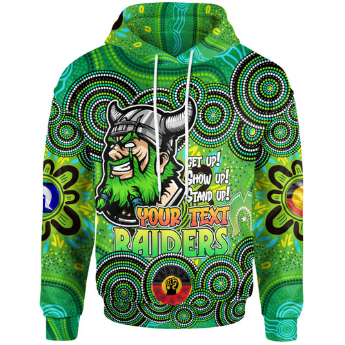 Canberra Raiders Hoodie - Custom Naidoc Week Super Canberra Raiders Hoodie Canberra Raiders Hoodie - Custom Naidoc Week Super Canberra Raiders Hoodie