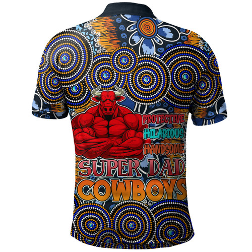North Queensland Cowboys Polo Shirt - Custom Father's Day North Queensland Cowboys Aussie Super Dad Polo Shirt North Queensland Cowboys Polo Shirt - Custom Father's Day North Queensland Cowboys Aussie Super Dad Polo Shirt