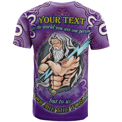 Melbourne Storm Aboriginal Inspired T-shirt - Custom Father's Day Daddy, You Are World Design T-shirt Melbourne Storm Aboriginal Inspired T-shirt - Custom Father's Day Daddy, You Are World Design T-shirt