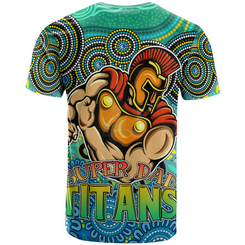 Gold Coast Titans T-shirt - Custom Father's Day Gold Coast Titans Super Dad T-shirt Gold Coast Titans T-shirt - Custom Father's Day Gold Coast Titans Super Dad T-shirt