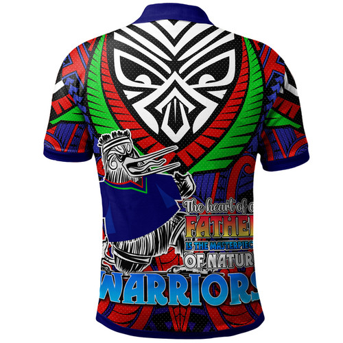New Zealand Warriors Polo Shirt - Custom Father's Day New Zealand Warriors Super Maori Dad Polo Shirt New Zealand Warriors Polo Shirt - Custom Father's Day New Zealand Warriors Super Maori Dad Polo Shirt