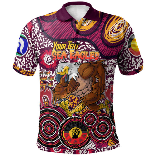 Manly Warringah Sea Eagles Polo Shirt - Custom Naidoc Week Manly Warringah Sea Eagles Polo Shirt Manly Warringah Sea Eagles Polo Shirt - Custom Naidoc Week Manly Warringah Sea Eagles Polo Shirt