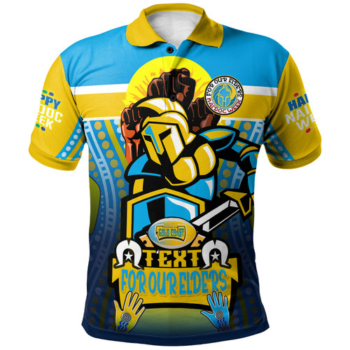 Australia Gold Coast Naidoc Polo Shirt - Custom Gold Coast Naidoc Week For Our Elders Aboriginal Inspired Polo Shirt Australia Gold Coast Naidoc Polo Shirt - Custom Gold Coast Naidoc Week For Our Elders Aboriginal Inspired Polo Shirt