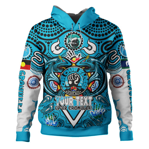 Australia Cronulla Naidoc Hoodie - Custom Up Up Cronulla Naidoc Week  For Our Elders Tribal Aboriginal Inspired Hoodie Australia Cronulla Naidoc Hoodie - Custom Up Up Cronulla Naidoc Week  For Our Elders Tribal Aboriginal Inspired Hoodie