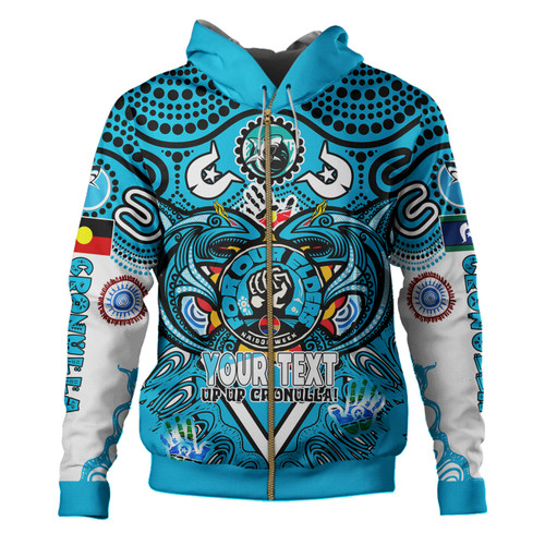 Australia Cronulla Naidoc Hoodie - Custom Up Up Cronulla Naidoc Week  For Our Elders Tribal Aboriginal Inspired Hoodie Australia Cronulla Naidoc Hoodie - Custom Up Up Cronulla Naidoc Week  For Our Elders Tribal Aboriginal Inspired Hoodie