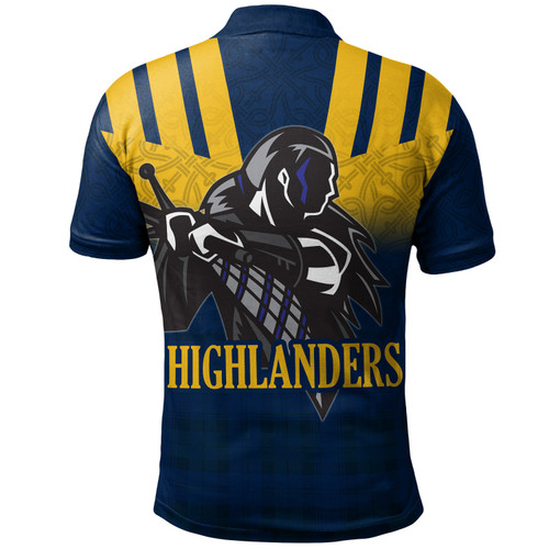 Otago Highlanders Rugby Polo Shirt - Custom Otago Highlanders Warrior Polo Shirt Otago Highlanders Rugby Polo Shirt - Custom Otago Highlanders Warrior Polo Shirt
