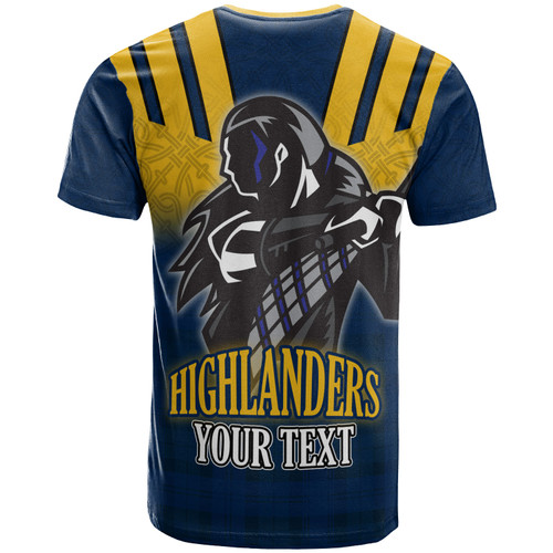 Otago Highlanders Rugby T-shirt - Custom Otago Highlanders Warrior T-shirt Otago Highlanders Rugby T-shirt - Custom Otago Highlanders Warrior T-shirt