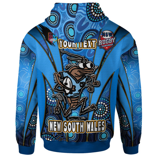 Cockroaches  Hoodie - Custom Cockroaches Mascot With Aboriginal Inspired Art  Hoodie