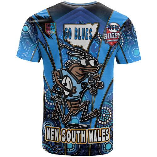 Cockroaches  T-Shirt - Custom Cockroaches Mascot With Aboriginal Inspired Art  T-Shirt Cockroaches  T-Shirt - Custom Cockroaches Mascot With Aboriginal Inspired Art  T-Shirt