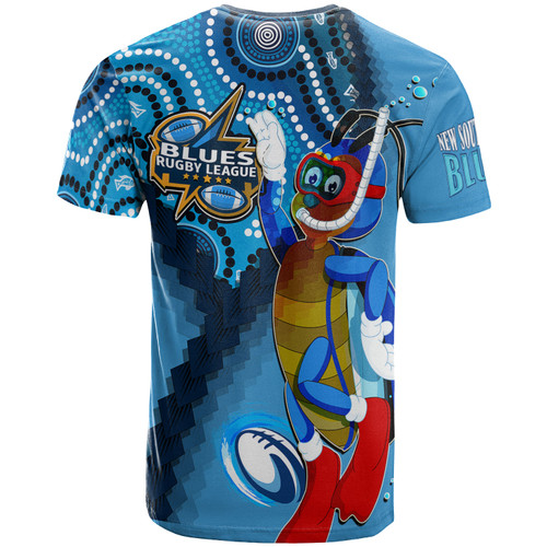 New South Wales League Team T-shirt - Custom NSW New South Wales Blues Dreaming Cockroaches  T-shirt New South Wales League Team T-shirt - Custom NSW New South Wales Blues Dreaming Cockroaches  T-shirt
