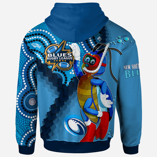New South Wales League Team Hoodie - Custom NSW New South Wales Blues Dreaming Cockroaches  Hoodie New South Wales League Team Hoodie - Custom NSW New South Wales Blues Dreaming Cockroaches  Hoodie