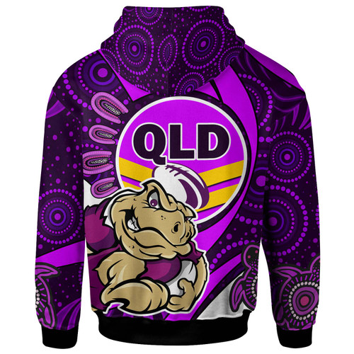Cane Toads Hoodie - Queensland QLD Quotes with Cane Toad STATES OF ORIGINS Aboriginal Inspired Hoodie Cane Toads Hoodie - Queensland QLD Quotes with Cane Toad STATES OF ORIGINS Aboriginal Inspired Hoodie
