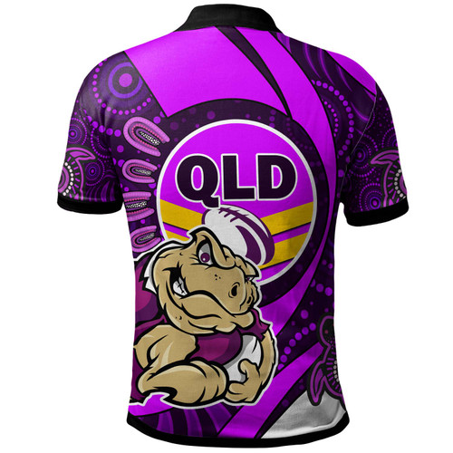 Cane Toads Polo Shirt - Cane Toads QLD Quotes with Cane Toad STATES OF ORIGINS Aboriginal Inspired Polo Shirt Cane Toads Polo Shirt - Cane Toads QLD Quotes with Cane Toad STATES OF ORIGINS Aboriginal Inspired Polo Shirt