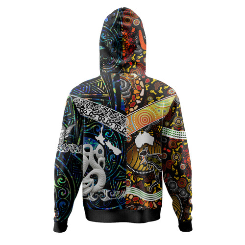 Australia Aboriginal Inspired Hoodie - Australia Aotearoa with Maori and Aboriginal Inspired Culture Hoodie Australia Aboriginal Inspired Hoodie - Australia Aotearoa with Maori and Aboriginal Inspired Culture Hoodie
