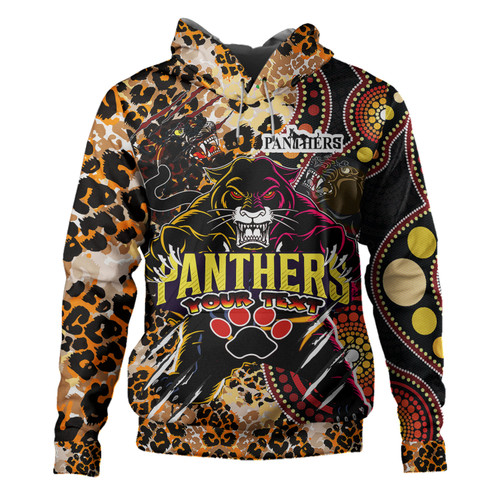 Penrith Panthers Custom Hoodie - Indigenous Wild Black Penrith Back To Black Scratch Style Penrith Panthers Custom Hoodie - Indigenous Wild Black Penrith Back To Black Scratch Style