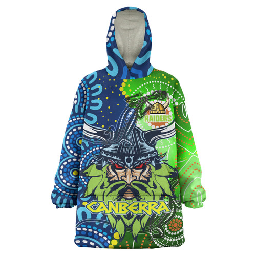 Canberra Custom Snug Hoodie - The Indigenous Canberra Power Oodie Blanket