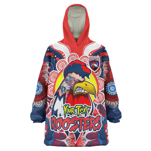 Sydney Roosters Custom Indigenous Snug Hoodie - Sydney Roosters Team The Chookpen Protection Under Sun