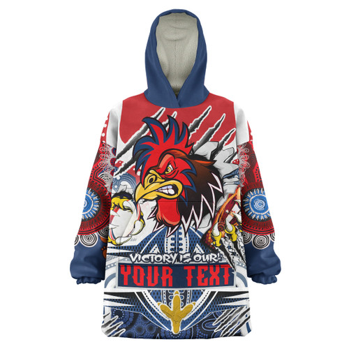 Sydney Roosters Custom Snug Hoodie - Super Indigenous East Victory Is Our Scratch Style