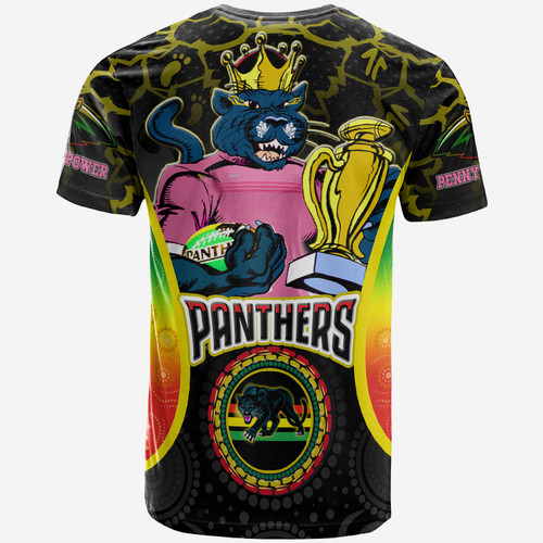 Penrith Panthers Custom Gradient T-Shirt - Angry Penrith Penny Power Personalised Name And Number T-Shirt Penrith Panthers Custom Gradient T-Shirt - Angry Penrith Penny Power Personalised Name And Number T-Shirt