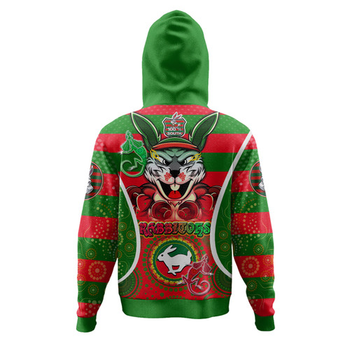 Australia South Sydney Rabbitohs Custom Hoodie - 100% South Personalised Player And Number Indigenous Hoodie