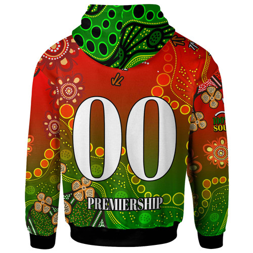 South Sydney Rabbitohs Hoodie - Custom 100% South South Sydney Rabbitohs Premiership with Aboriginal Inspired Culture Player And Number Hoodie South Sydney Rabbitohs Hoodie - Custom 100% South South Sydney Rabbitohs Premiership with Aboriginal Inspired Culture Player And Number Hoodie