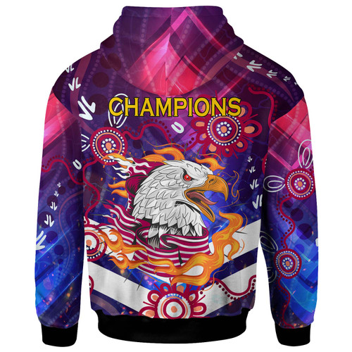 Australia Sea Eagles Hoodie - Custom Australia Sea Eagles Champions with Aboriginal Inspired Abstract Dot Painting Player And Number Hoodie Australia Sea Eagles Hoodie - Custom Australia Sea Eagles Champions with Aboriginal Inspired Abstract Dot Painting Player And Number Hoodie
