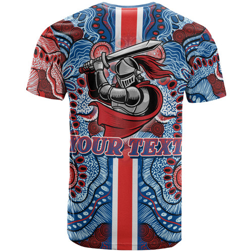 Newcastle Knights T-shirt - Custom Newcastle Knights Logo Aboriginal Inspired Indigenous Sport Style T-shirt Newcastle Knights T-shirt - Custom Newcastle Knights Logo Aboriginal Inspired Indigenous Sport Style T-shirt
