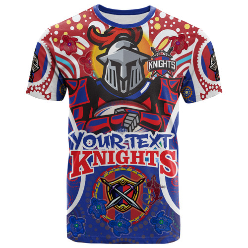 Australia Newcastle Custom Indigenous T-Shirt - Newcastle Team Still Uknighted Make Us Roar Personalised T-Shirt