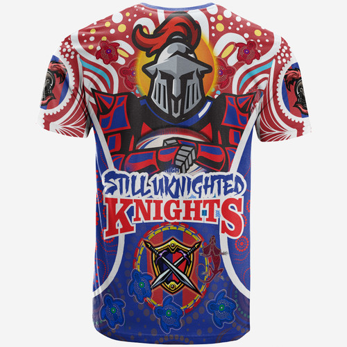 Australia Newcastle Custom Indigenous T-Shirt - Newcastle Team Still Uknighted Make Us Roar Personalised T-Shirt