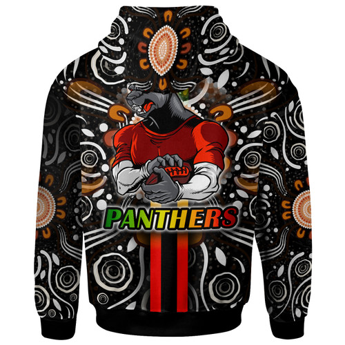 Penrith Panthers Hoodie - Custom Penrith Panthers Ball Aboriginal Inspired Indigenous Sport Style Hoodie Penrith Panthers Hoodie - Custom Penrith Panthers Ball Aboriginal Inspired Indigenous Sport Style Hoodie