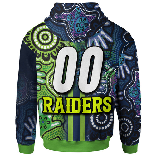 Canberra Raiders Hoodie - Custom Canberra Raiders Ball Aboriginal Inspired Indigenous Sport Style Hoodie Canberra Raiders Hoodie - Custom Canberra Raiders Ball Aboriginal Inspired Indigenous Sport Style Hoodie