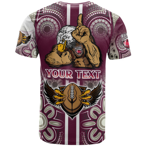 Australia Sea Eagles T-shirt - Custom Australia Sea Eagles Ball Aboriginal Inspired Indigenous Sport Style T-shirt Australia Sea Eagles T-shirt - Custom Australia Sea Eagles Ball Aboriginal Inspired Indigenous Sport Style T-shirt